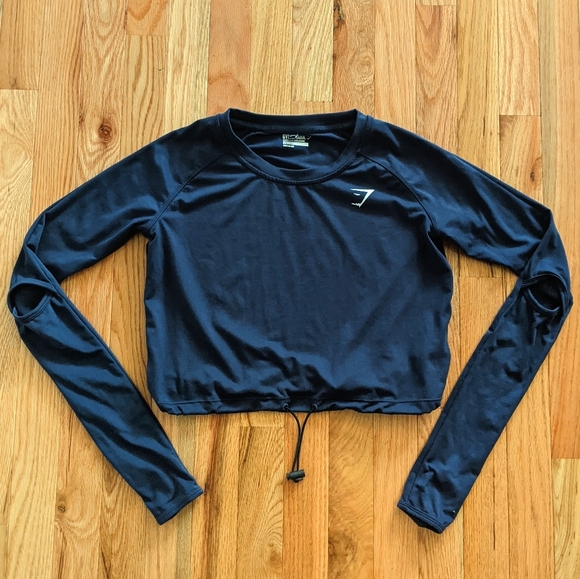 Gymshark Tops - Gymshark long sleeve crop top, Size XS